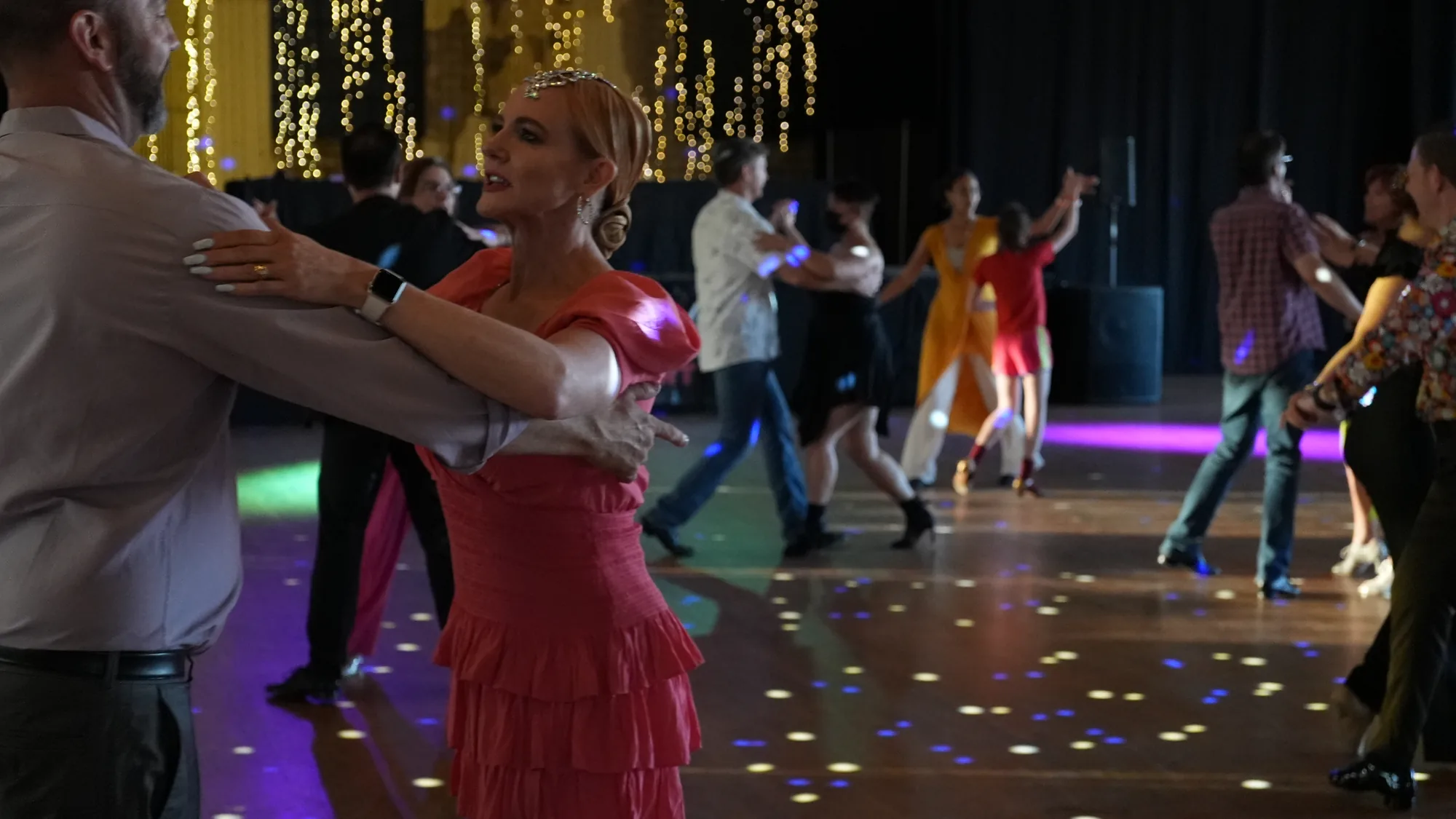 A crowded dance floor at the OK Ball, Oklahoma City