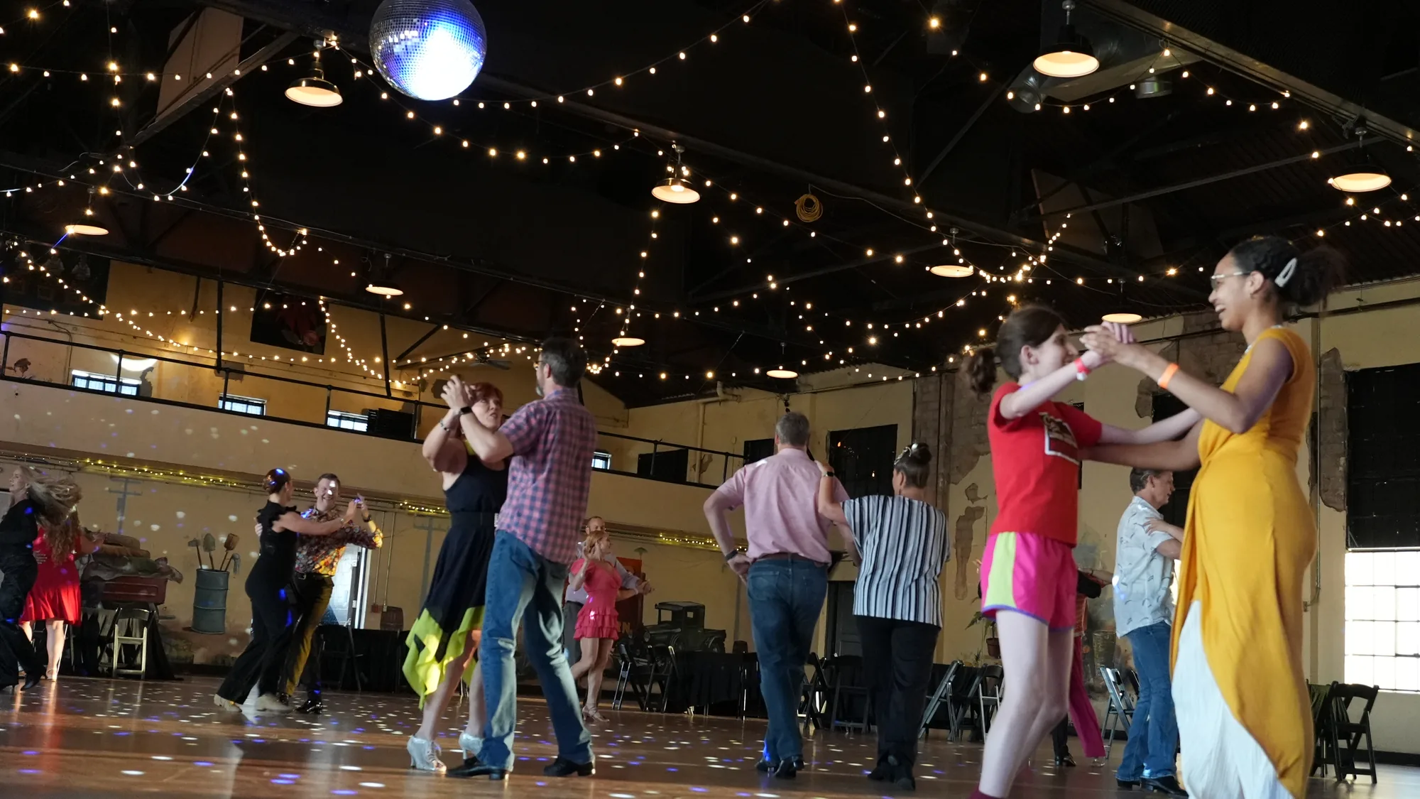 Latin dancing at the OK Ball