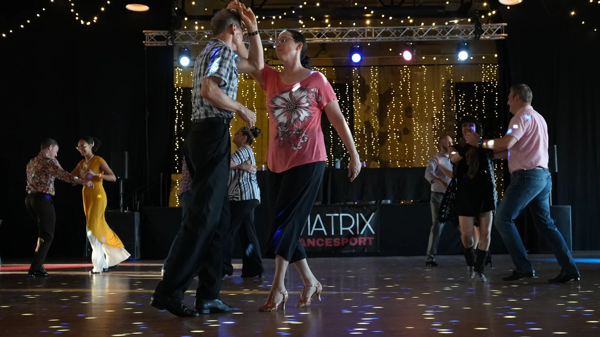 A full floor at the OK Ball, 2025