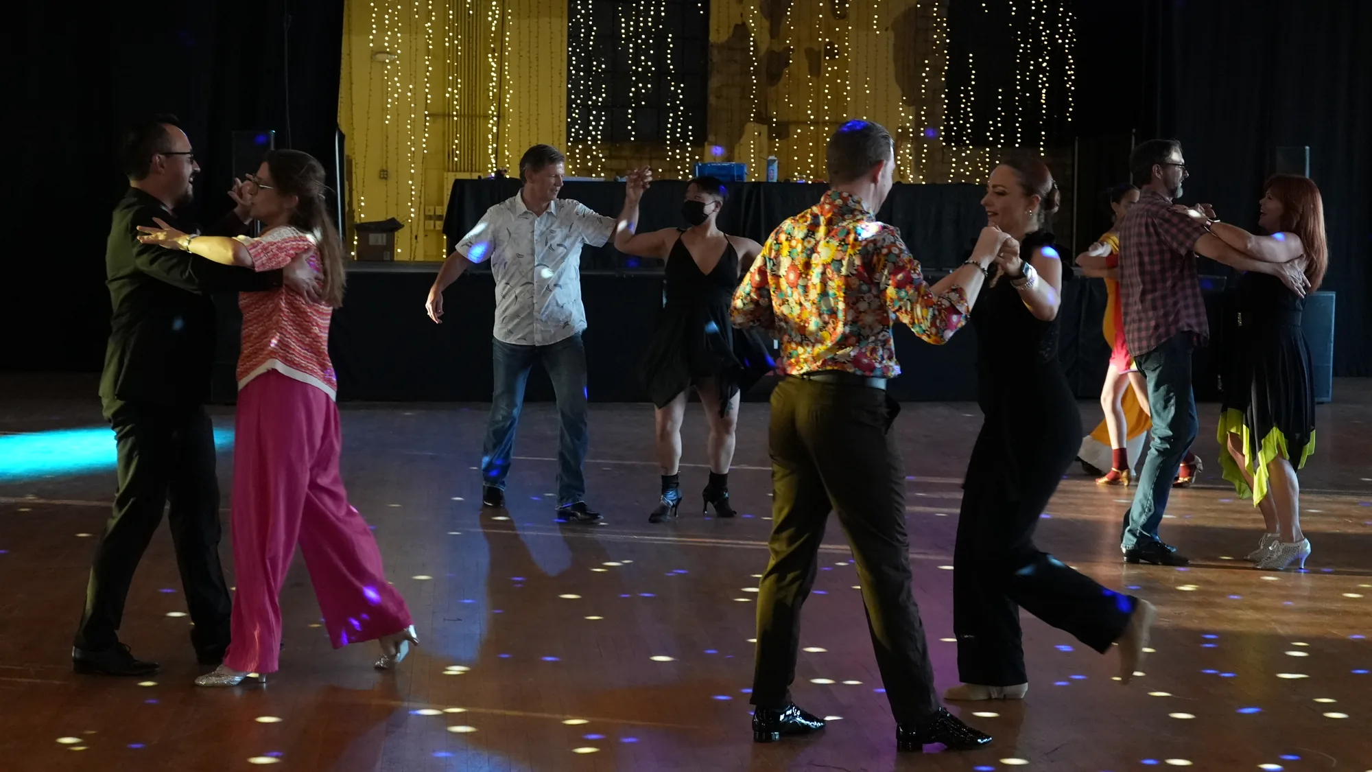 The OK Ball dance party after the competition